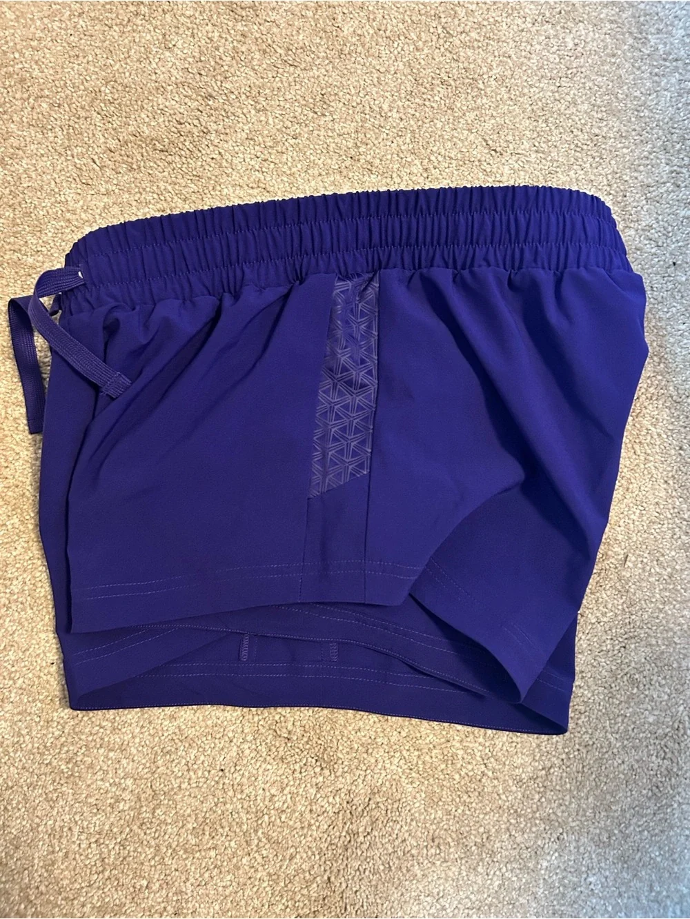 adidas Women's Deep Purple Athletic Running Shorts